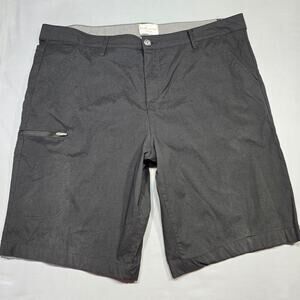 Weatherproof Black Trail Shorts Active Hiking Stretch Pockets Vintage Fit Men 38